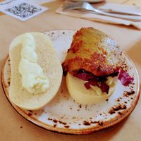 Deliciousness with seitan. at Taberna La Buganvilla in Algeciras