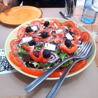 Greek salad at Taberna La Buganvilla in Algeciras
