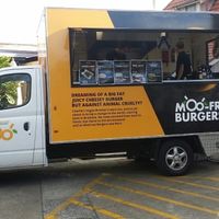 moo-free burgers at Boundary Street Market in Brisbane