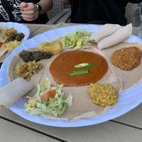 Vegan platter at Naomi Restaurant & Bar in Bergen