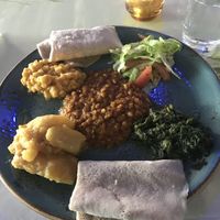 Vegan platter at Naomi Restaurant & Bar in Bergen