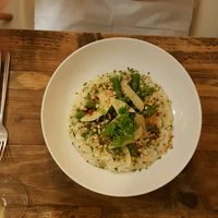 Asparagus risotto  at Hope in Paris