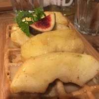 Gaufre caramel mmmmh at Hope in Paris