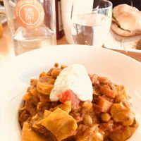 Curry bowl at Plant Matter Cafe in London