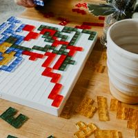 Blokus game!  at Rock Hill Bakehouse Cafe in Glens Falls