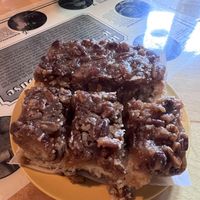 Caramel nutty dessert goodness   at Rock Hill Bakehouse Cafe in Glens Falls