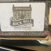 Card  at Rock Hill Bakehouse Cafe in Glens Falls