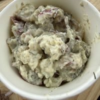 Potato salad side  at Rock Hill Bakehouse Cafe in Glens Falls
