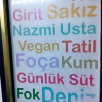 A Billboard from Outside at Dondurmaci Nazmi Usta in Izmir