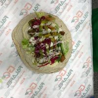 Medium falafel wrap at Go Falafel - Deansgate in Manchester
