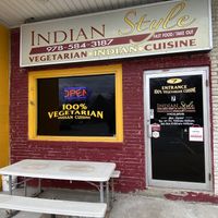 Outdoor seating  at IndianStyle in Billerica