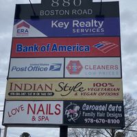 Signage  at IndianStyle in Billerica