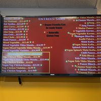 Entrees  at IndianStyle in Billerica