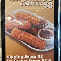 Churros  at Lord of the Fries - Hindley St in Adelaide