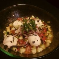 vegan ceviche at Olivia Santander in Santander