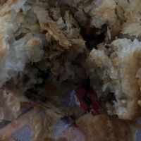 The creamy mushroom pie. Nice crusty pastry and delicious fillingg  at Yay Foods in Melbourne