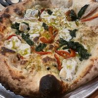 Barry White, too much oil and crust burnt in many places, just not as good as I remember this place being, sorry    at Pompieri Pizza in Durham