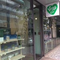 Outside at Vegg Go - Plzenska in Prague