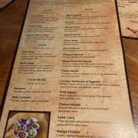 Picture of chai feast menu  at East is East - Main St in Vancouver