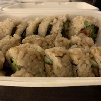  It very good pictures… but good sushi!  I had the tempeh roll and the veggies roll! at Shizenya - Downtown in Vancouver