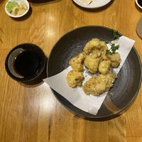 Tempura cauliflowerr  at Shizenya - Downtown in Vancouver