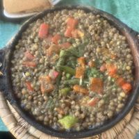 Lentils veggie tajine   at Le Corail Vegan Food in Essaouira