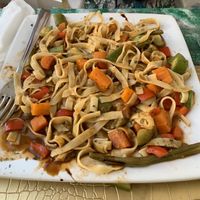 Nouilles aux légumes   at Le Corail Vegan Food in Essaouira