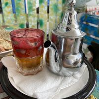 Fresh Moroccan mint tea 👌🏼  at Le Corail Vegan Food in Essaouira