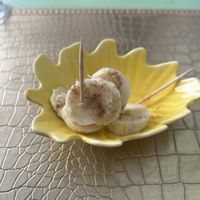 Banana and cinnamon   at Le Corail Vegan Food in Essaouira