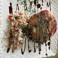 Red bean burgerrs  at Le Corail Vegan Food in Essaouira