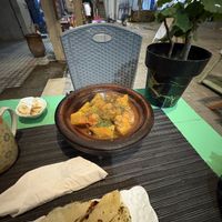Pumpkin tajine  at Le Corail Vegan Food in Essaouira