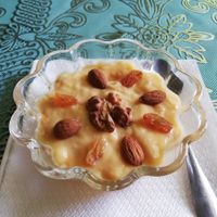 Uhmm caramel flan at Le Corail at Latifa in Essaouira