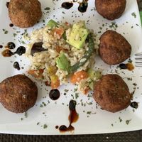 Falafel at Le Corail Vegan Food in Essaouira