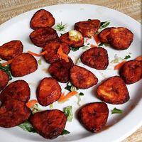 Fried plantains at Sipho's Restaurant and Cafe in Chico