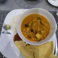 Caril de tofu at As Tilias in Fundao