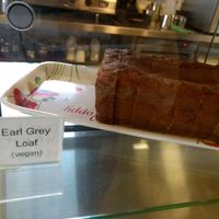 more vegan cake at RSPB Loch Leven Cafe in Kinross