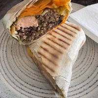 Vegan super wrap   at Let Me Eat Too in Edinburgh
