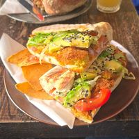 Avocado Falafel at Let Me Eat Too in Edinburgh