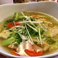 Vegetarian Noodle Soup - Hu tieu chay at Wat Da Pho in Dayton