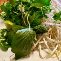 Garnish Plate at Wat Da Pho in Dayton