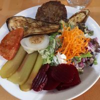 degustación vegana  at Baco Bar Restaurante in Salamanca