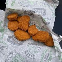 Chick'n nuggets at What The Pitta in Croydon