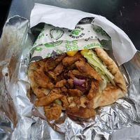Doner Gyros wrap at What The Pitta in Croydon