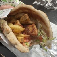 CHICK’N GYROS with Chilli  at What The Pitta in Croydon