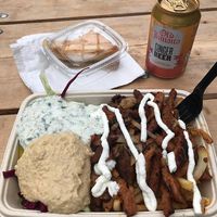 Chip box  at What The Pitta in Croydon