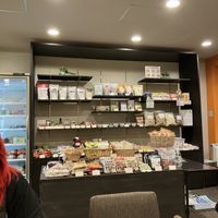 Shop for vegan snacks and meats within the restaurant  at Oribio in Nagoya