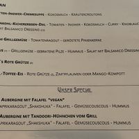 Hatte das Kichererbsen Dal. War wirklich gut :) at Badezeit Strandrestaurant in Westerland