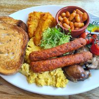 Vegan breakfast at Iydea in Brighton