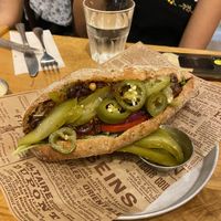 Sloppy joe at Goodness in Tel Aviv