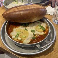 Look at those vegan eggs! 🤩  at Goodness in Tel Aviv